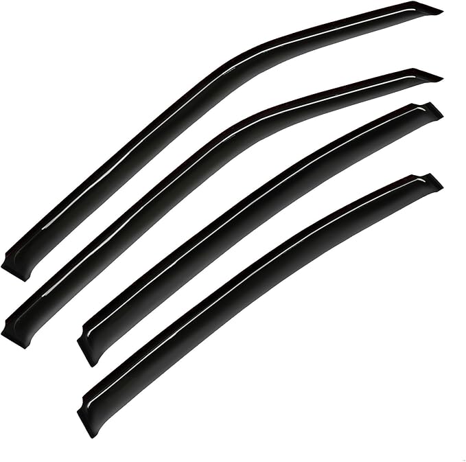 Smoke Side Window Visors Compatible - Image 2