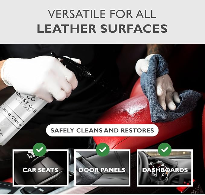 Honest Wash Car Leather Cleaner – Cleans, Conditions, & Restores Leather | - Image 7