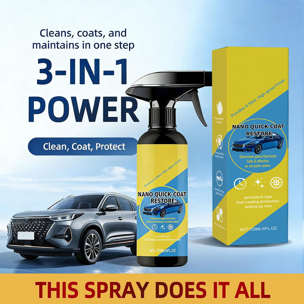 1pc Automotive Paint Restoring Coating Agent Sprayer Vehicle Polish Quick Effect Car Sprinkle