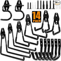 TocTen Garage Hooks, 14 Pack Garage Storage Hook Heavy Duty Solid Steel Wall by TocTen