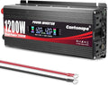1200W/2400W Power Inverter DC 12V to 110V/120V AC Converter by Cantonape
