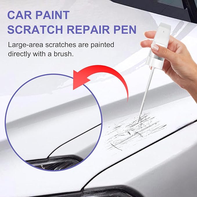 Touch Up Paint for Mercedes Benz Iridium Silver-Exact Match–Chips and Nicks - Image 2