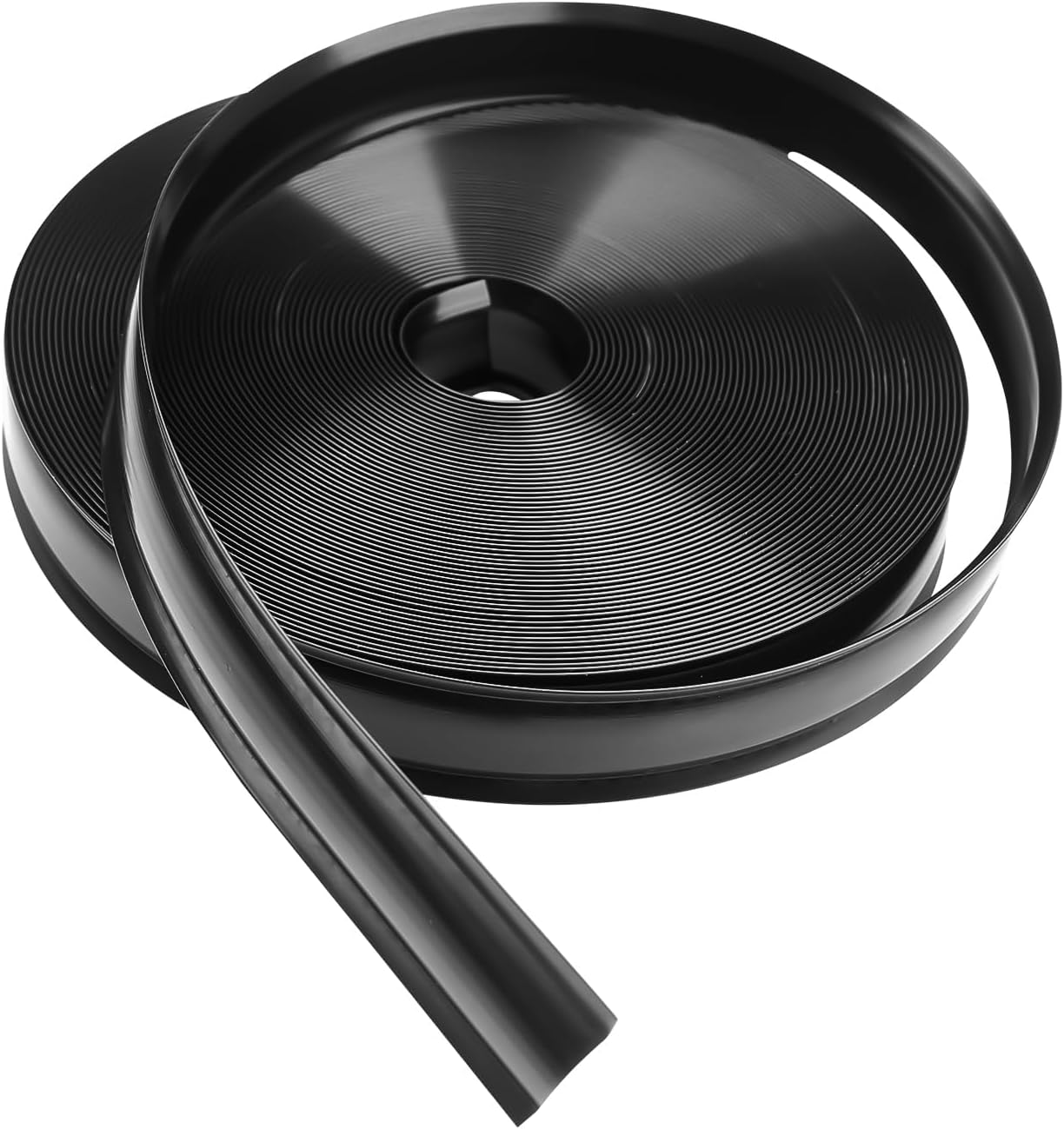 1" Black Vinyl Trim Molding Screw Cover RV Camper Travel Trailer (100 ft) | Vinyl trim strips cover external screws, prevent them from rusting and enhance the appearance of the motorhome