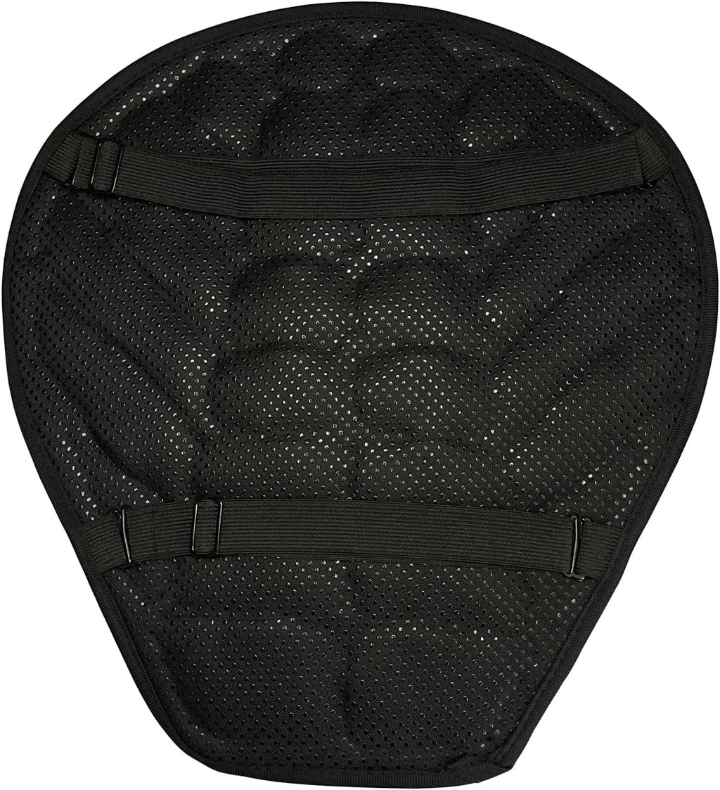 Universal Motorcycle Sunscreen Seat Pad,Black Breathable Decompression Seat Pad,3D Shock Absorption and Butt Protective, Comfortable seat cushion for Long-Distance Riding