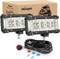 nilight side shooter led lights 2pcs 5.5" with, main product view