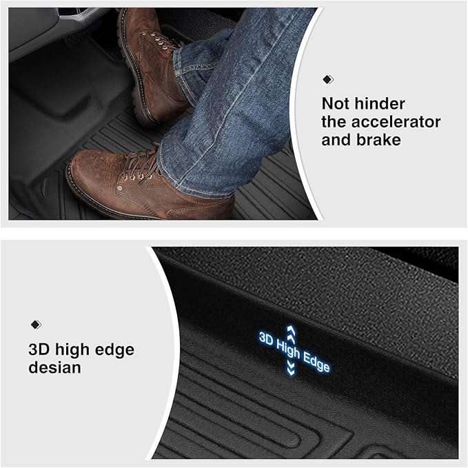 Powerty Floor Mats for 2020-2025 2026 Kia Telluride 7 Seats Accessories All - Image 5