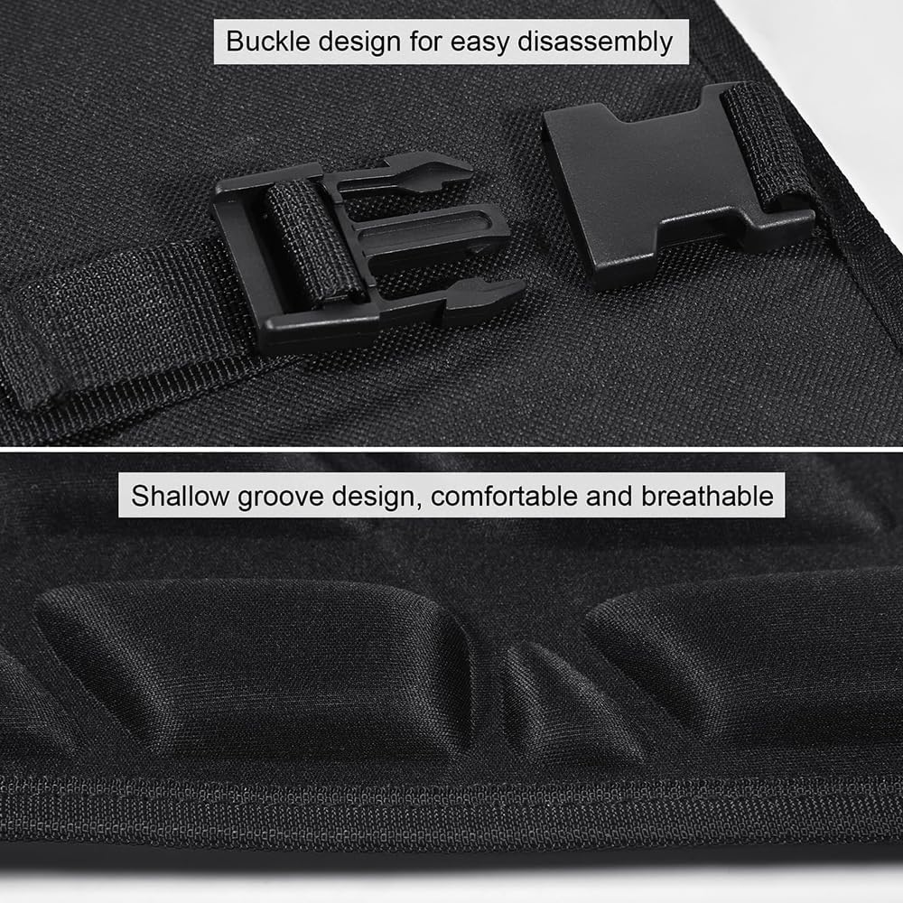ATV Seat Cushion Pad for Arctic Cat DVX 400 2003–2007, 3D Breathable ATV Seat Cover, EVA Shock Absorbing Seat Pad, Non-Slip Design with Adjustable Straps, Fits Most ATVs