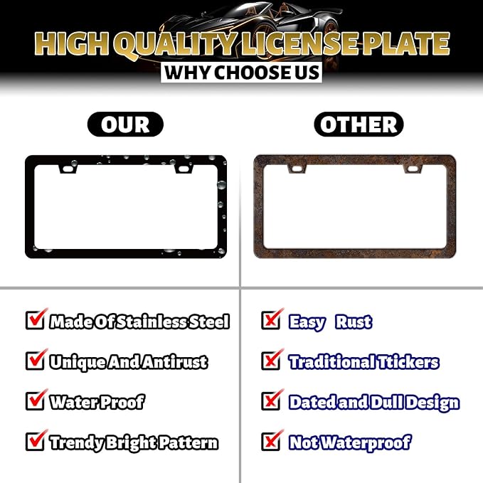 My Favorite People Call Me Nana License Plate Frame Nana License Plate Holder - Image 3