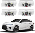 Car Door Lights Logo Projector - 4K HD Puddle Lights for LS/ES/is/GS/GX/LX/RX/NX/RC/LC/UX/TX/RZ Series (4 Pack)