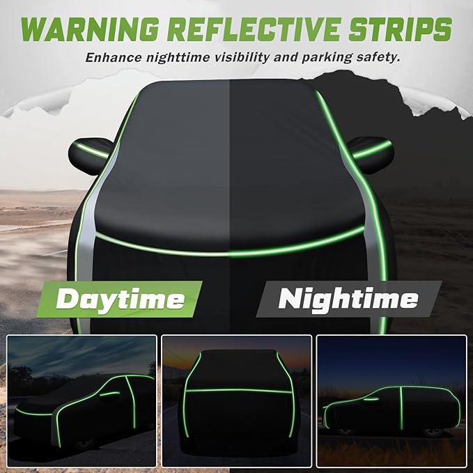 Mixsuper Liner Car Cover for Nissan Rogue 2008-2026, 7 Layers Waterproof All - Image 7