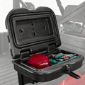 StarknightMT Bed Storage Box 24L/ 6GAL Compatible with Polaris Ranger XP 1000 500 570 900 General 1000 2016-2026 UTV Tool Box Rear Cargo Box Accessories 19 * 13.36 * 12.6 In