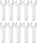 HARFINGTON 10pcs Small Wrench 12x70x2mm Metric U-Shaped Single Open Ended by HARFINGTON