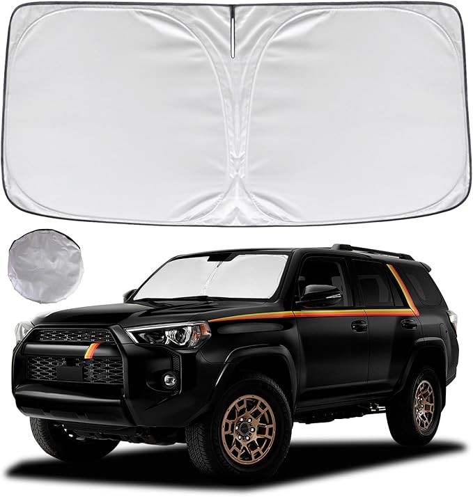 KAYZT Windshield Sun Shade for Toyota 4Runner 2010-2024 4-Runner Foldable by KAYZT
