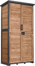gutinneen outdoor storage cabinet upgraded with metal frame, main product view