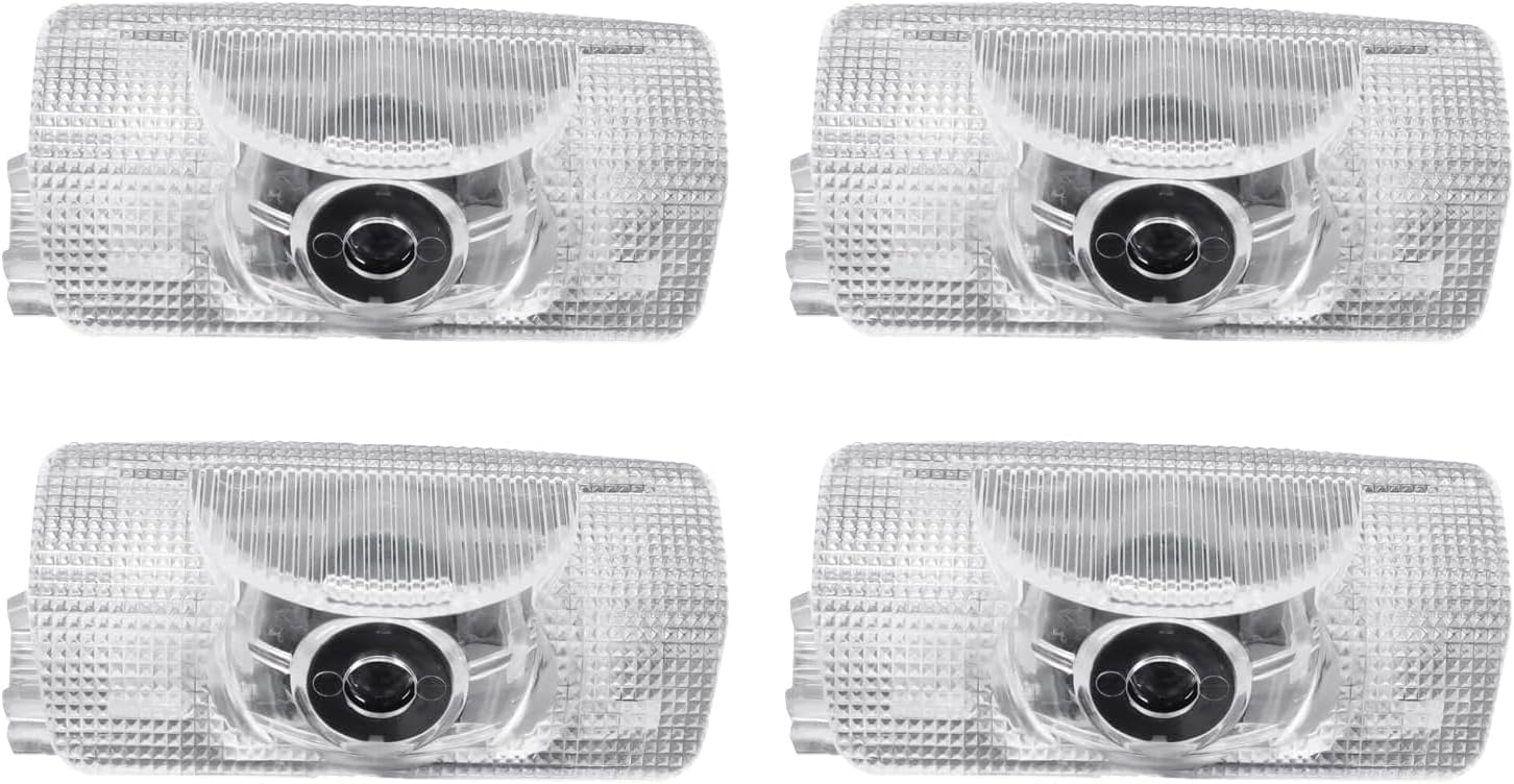Car Welcome Laser Light for 2024 2025 2026 Lexus Lx600 & Lx500d Led Projection Lamp Door Sill Light Interior Modification Accessories (Transparent (4 Pieces)