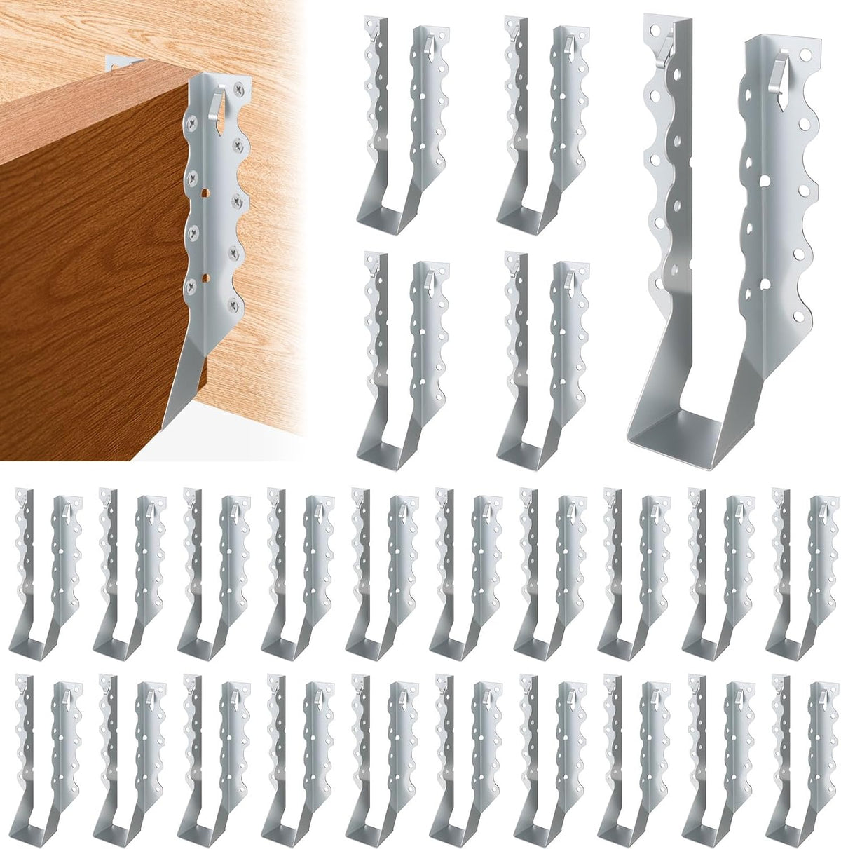 2x6 joist hangers for wood, 20 gauge galvanized, main product view