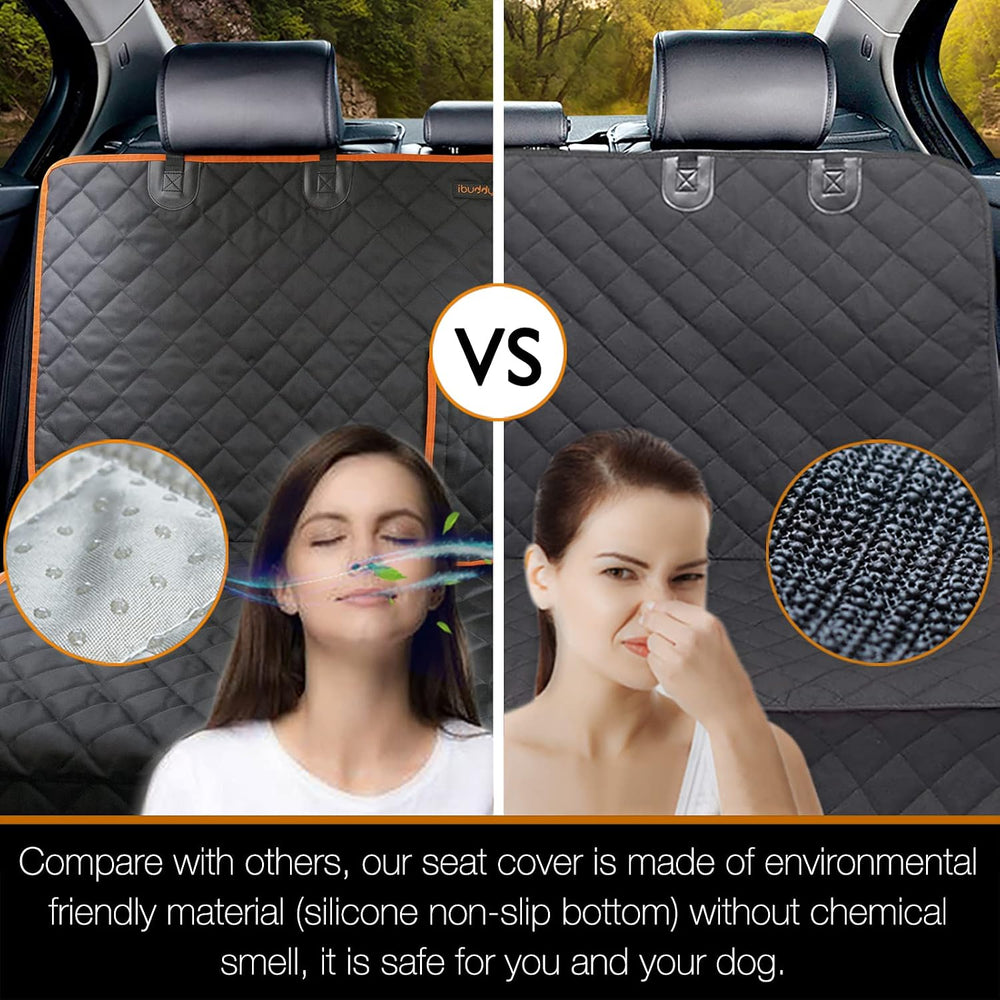 Truck Seat Cover for Dogs, 60 Inch Waterproof Nylon Oxford Back Seat Protecto...