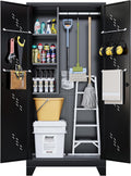75" Taller Metal Garage Storage Cabinet, Tool Chest, Large Office Storage
