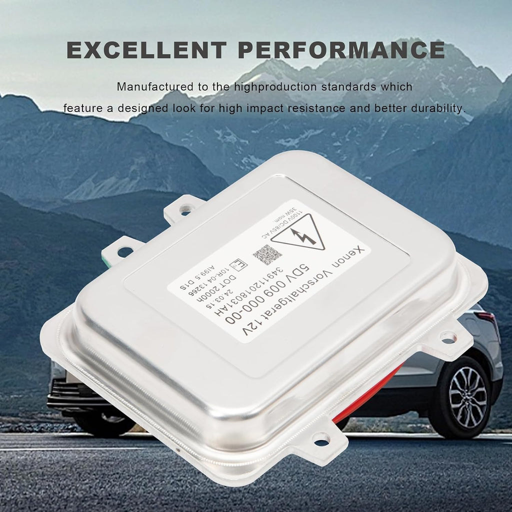 HID Headlight Ballast Replacement for 5dv00900000 Escalade 2007-2014, Xenon Headlight Ballast Control Unit for E60 2006-2009, Town Country 2004-2014 Accessories 2pcs 5dv 009 000-00