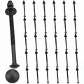 therwen 30 pack 1/2" x 10" black ceramic, main product view