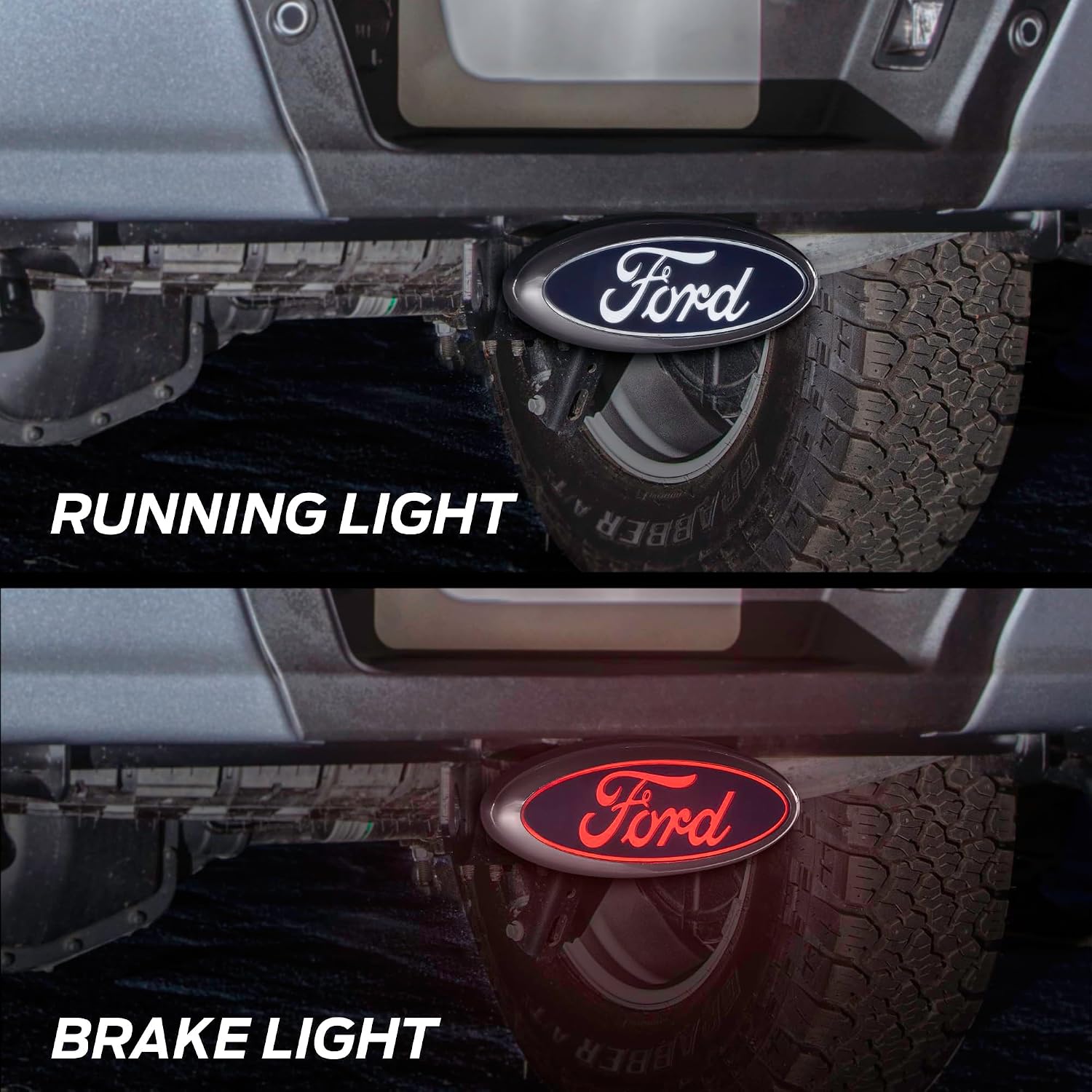 Plasticolor 002317R01 Ford Lighted Hitch Cover
