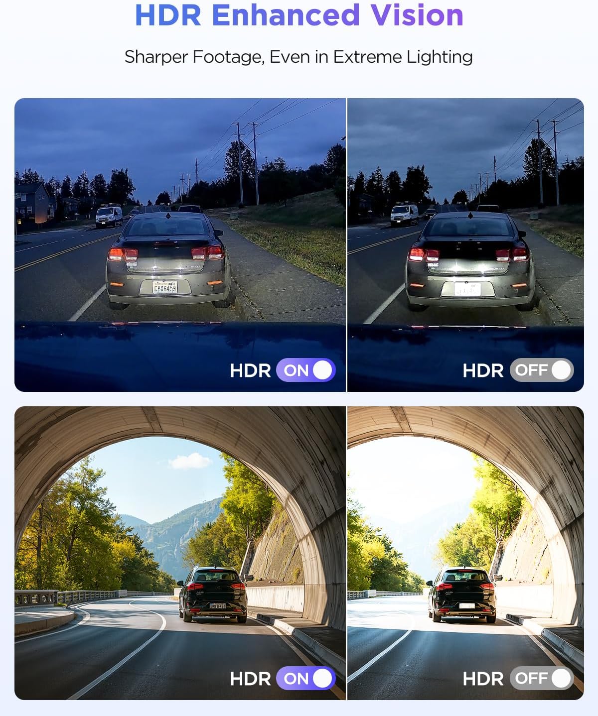 viofo a119m pro 4k hdr mini dash cam, side view