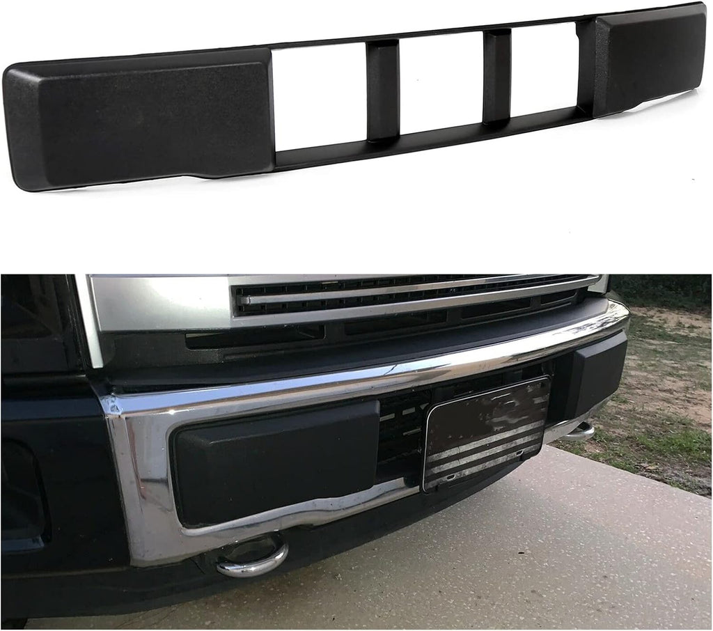 ECOTRIC Lower Grille Compatible With 2015-2017 Ford F-150 F150 Front Bumper Lower Grille Trim Panel Black Replacment for FL3Z-17E810-CA FO1044110