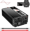 Xijia 1500W Pure Sine Wave Solar Power DC 12V Inverter AC 120V 60HZ Solar by XIJIA