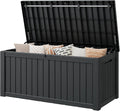 outdoor storage box waterproof, 160 gallon deck box, main product view