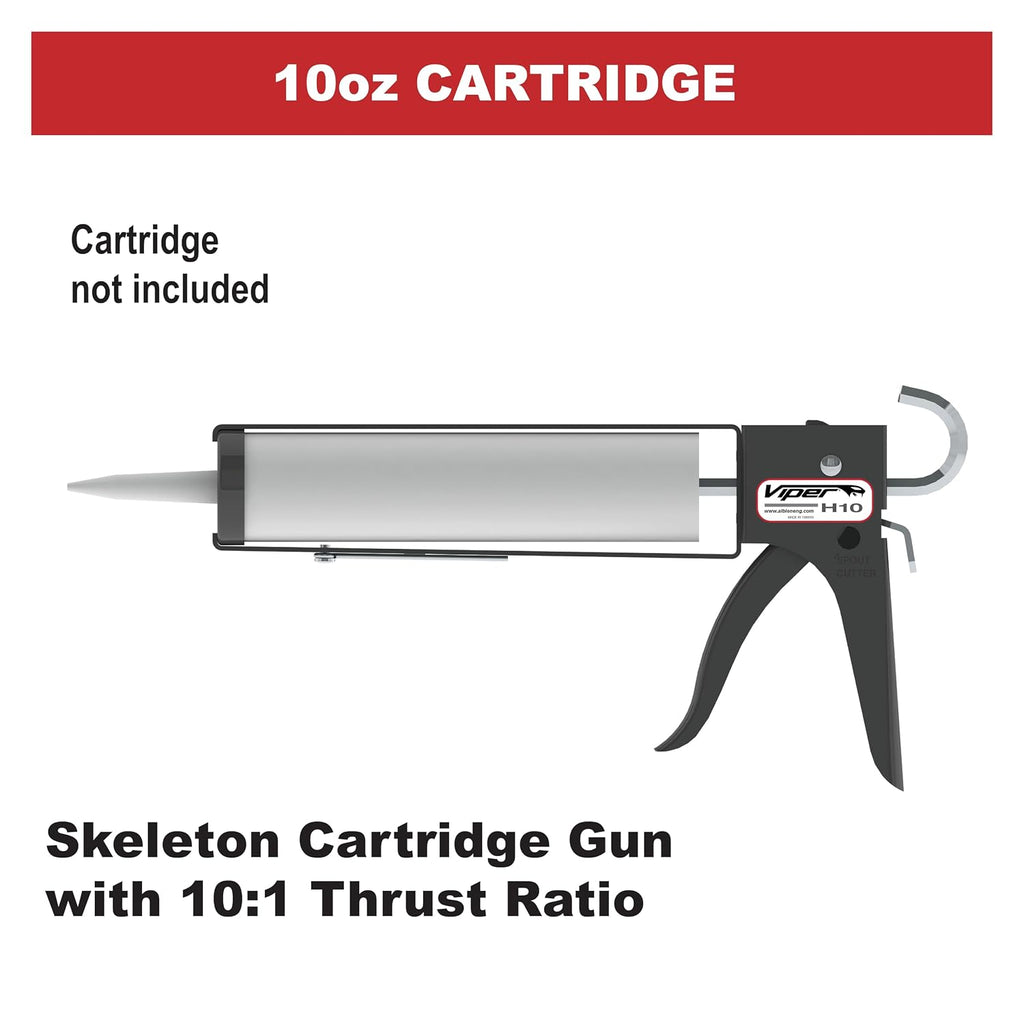 albion engineering h10 viper line manual skeleton cartridge, close-up detail
