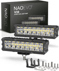 naoevo 6 inch led light bar, 50w 4000lm, main product view