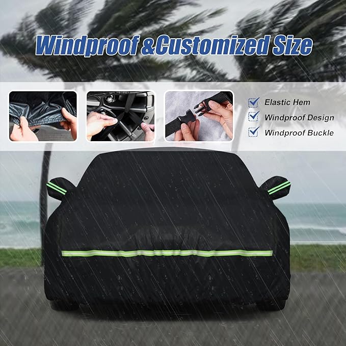 Waterproof Car Covers for 2006-2025 Dodge Charger Custom Heavy Duty Waterproof