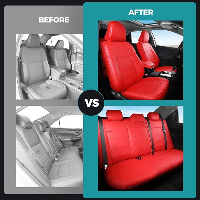 for Toyota Camry Seat Covers SE XSE SE Sport 2012 2013 2014 2015 2016 2017 - Image 7