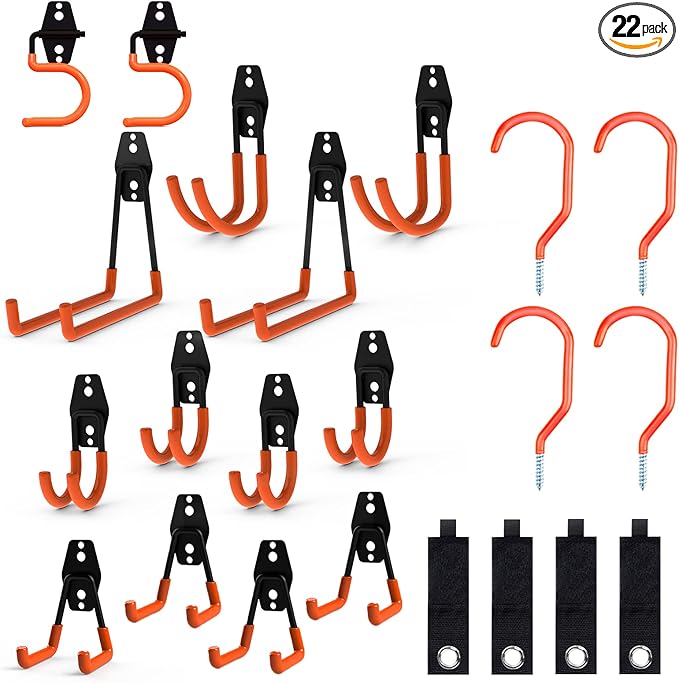 Intpro Garage Hooks 22 Pack Heavy Duty Garage Storage Hooks Steel Tool Hangers by Intpro