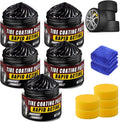 Gel Abrillantador De Llantas De Larga Duración, Cera Para Neumáticos Restaurar El Brillo Negro, Tire Gloss Protection Agent, Ceramic Tire Coating Long-Lasting, Nourish Cream for Tires (5)