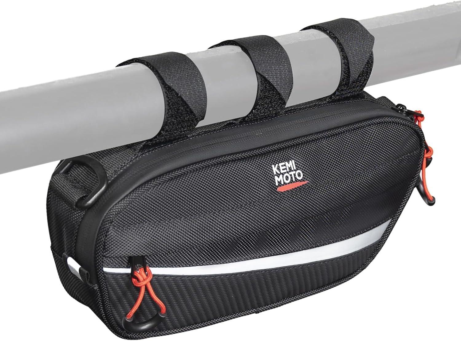 KEMIMOTO UTV Roll Cage Storage Bag, Grab Handle Storage Bag | Universal Fit, 1680D, 11" x 5" Side by Side Storage Accessories, Compatible with UTV, ATV, Golf Cart, Bike, Off-road Vehicle