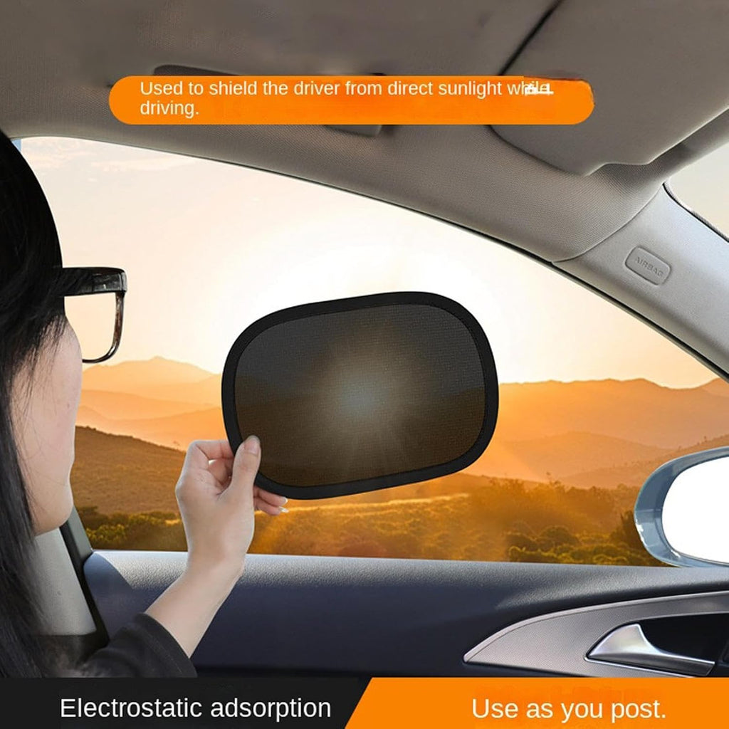 2 Pack Car Window Shades, 9.64"x6.69" Sun Shade Blocker, Side Window Screens, UV Protection Automotive Interior Accessories, for Kids Dog Passenger Summer