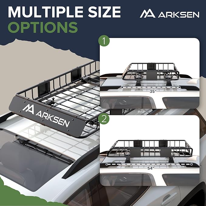 ARKSEN 54 x 34 x 6 Inch Universal Roof Rack - Image 6