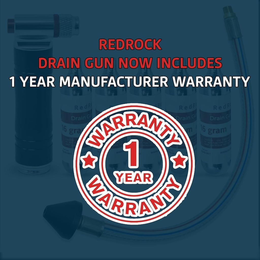 redrock gallo drain gun ac drain line cleaner, package contents