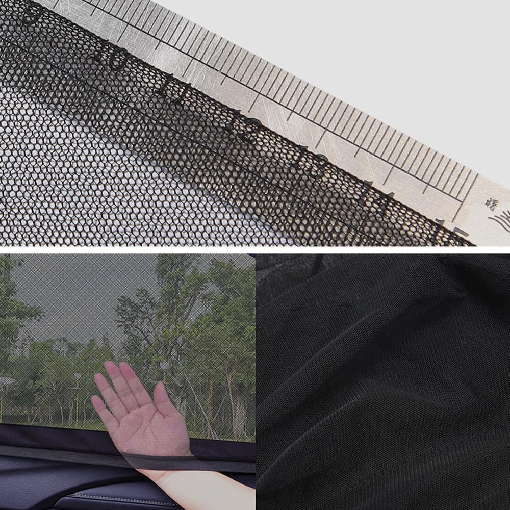 Car Window Screens for Subaru Forester 5 (V) SK 2019-2024, Transit Window Covers Front Door Bug Screens Car Side Window Sun Shade Mosquito Net Solar/UV Protection