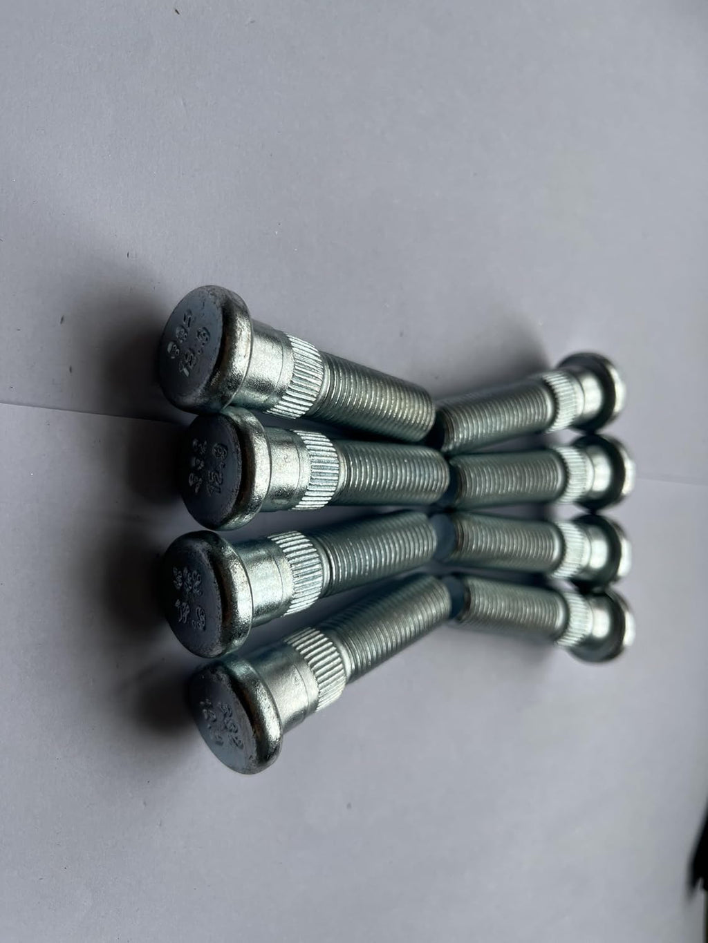 8Pcs M14*1.5 Serrated Front Wheel Lug Stud 610-332 16mm Knurl, 54.5mm Length Replacement for 1988-2000 Chevrolet GMC K2500 K3500