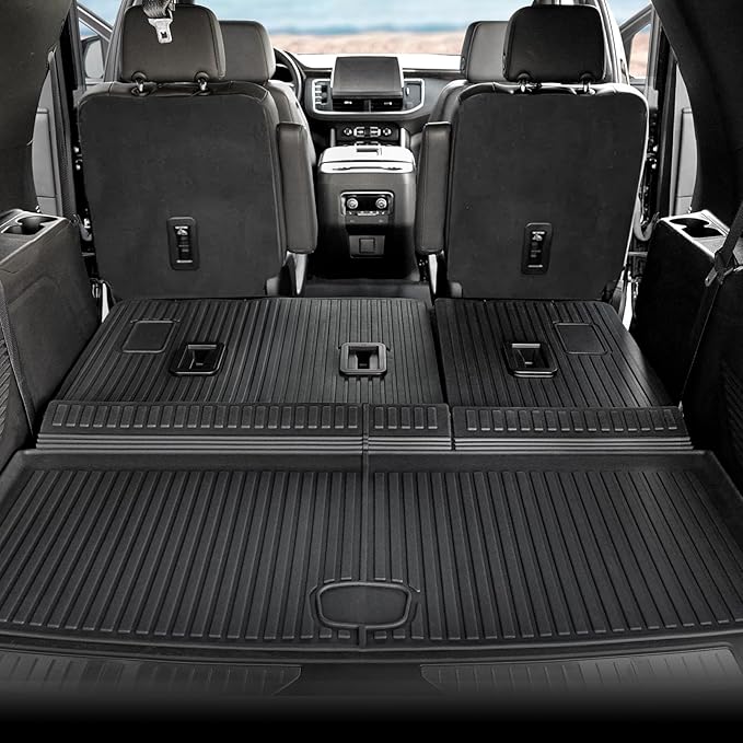 Floor Mats Set for 2021-2025 Chevrolet Chevy Tahoe/GMC Yukon 7 Seats Accessories - Image 8