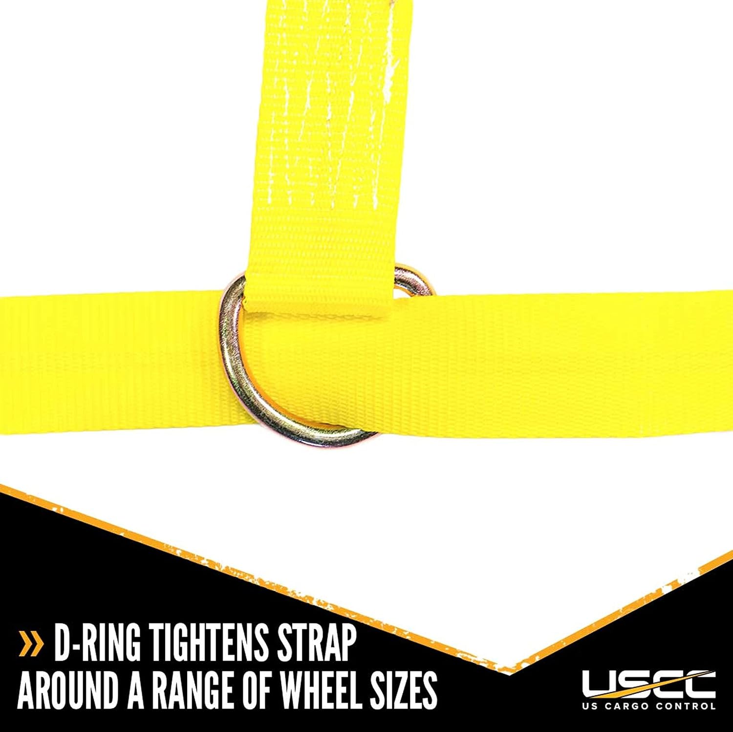 US Cargo Control Adjustable Tow Dolly Strap, 2 Inch Top Strap, Flat Hook End, Great for Tow Dolly Car Hauling, 3,333 Pound Working Load Limit, 24 Pack