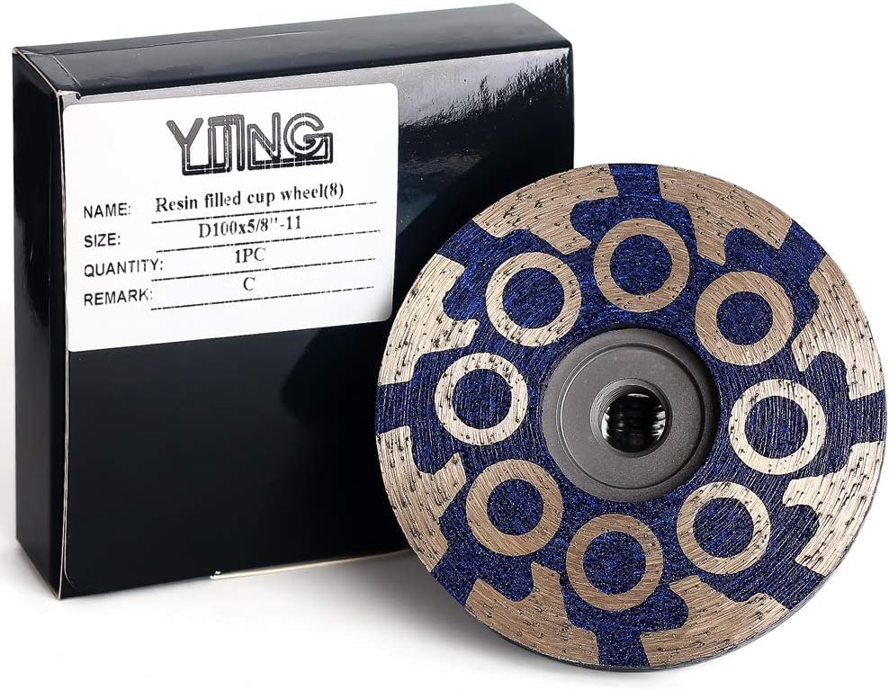yijing 4" diamond cup wheel resin diamond grinding, main product view