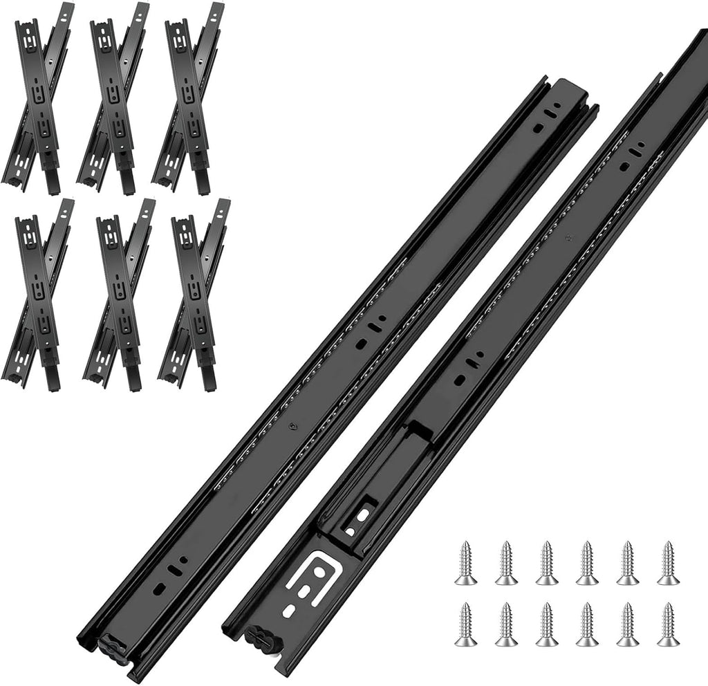 16 inch drawer slides 6 pairs (12pcs) full, main product view