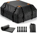 Rooftop Cargo Carrier, 20 Cubic Feet Waterproof Roof Cargo Bag, Car Top Carrier Fits Vehicles with or Without Roof Rack, Heavy Duty Soft Shell Roof Bag with Anti-Slip Mat, 6 Door Hooks & Storage Bag