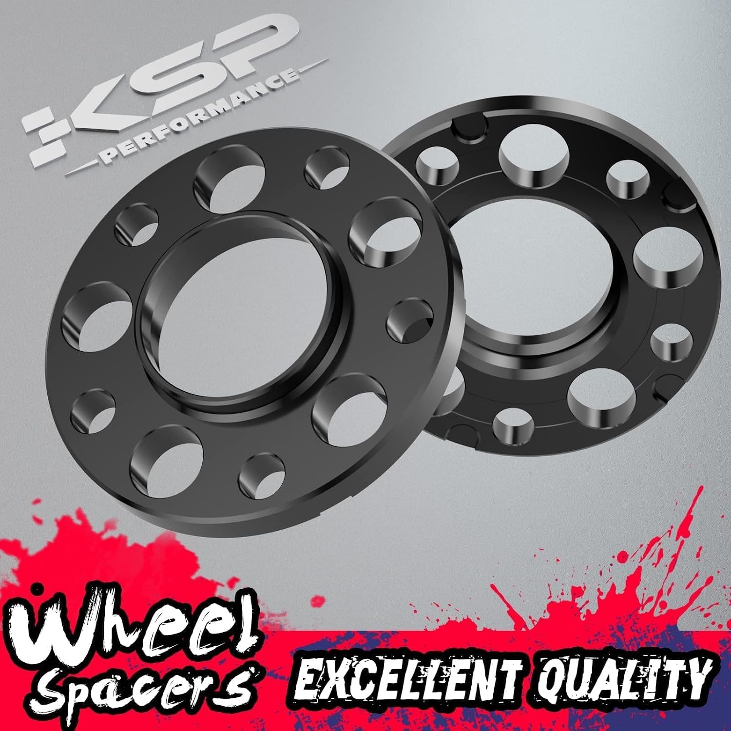 KSP 5X120mm Wheel Spacers, 2PCS 15mm Hubcentric Forged Spacer for E36 E46 E90 E92 E60 318i 323i 325i 328i 330i 335i 525i 545i Thread Pitch M12x1.5 Hub Bore 72.56mm