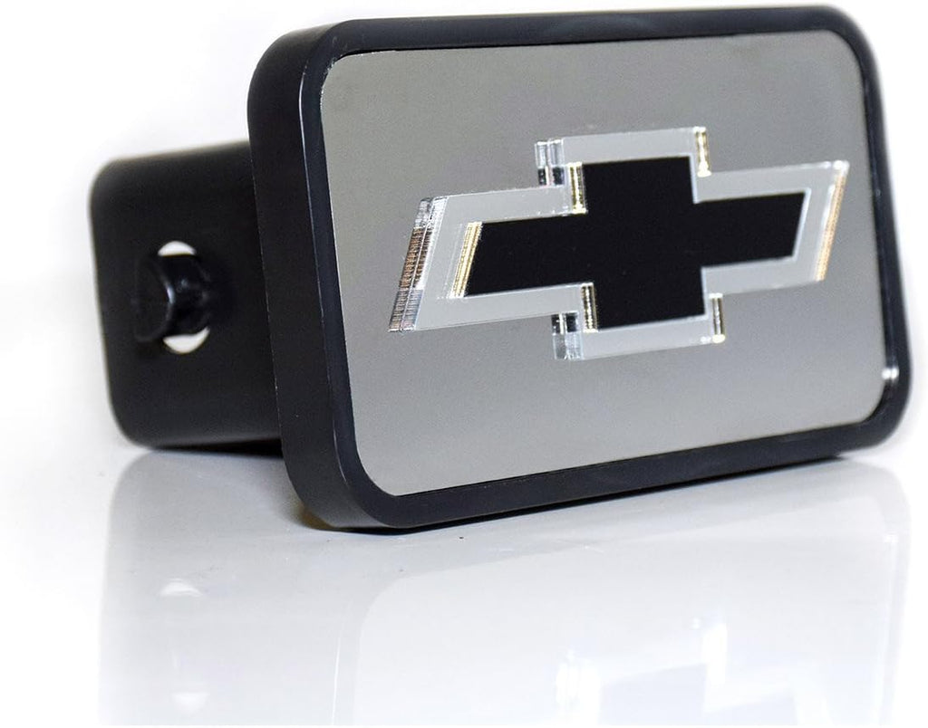 Eurosport Daytona- Compatible with -, Chevrolet Bowtie Euro-Hitch Plug- Stainless Steel Plate Insert