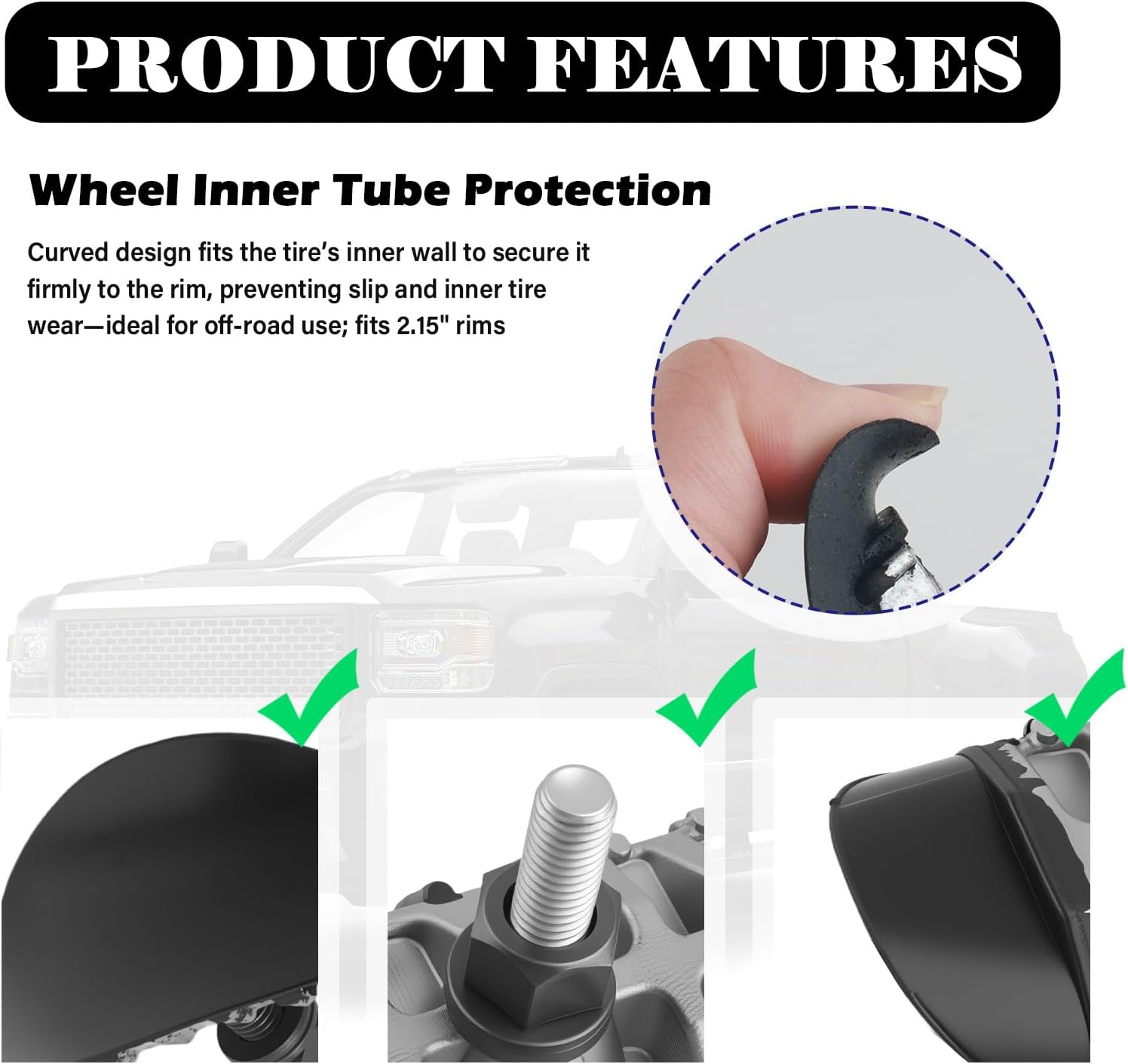 2.15 Inch Motorcycle Rim Lock,Motorcycle Wheel Lock for Rim Avoids Damage to Inner Tubes,Univesal Rims Locks Dirt Bike Motorcycles Accessories Compatible with 50cc-250cc