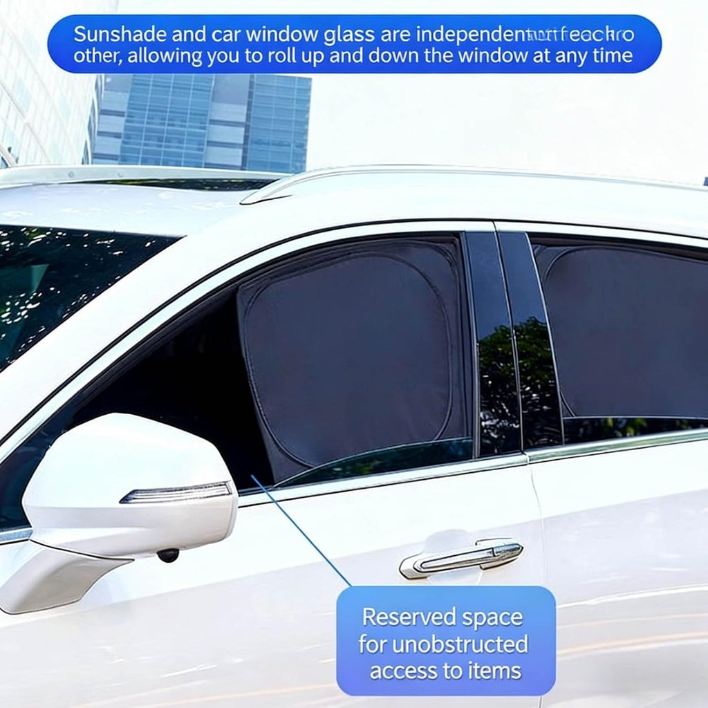 Car Side Window Sun Shades for Cadillac CT6 2016-2025, Blackout Side Window Sun Shade for Privacy Side Window Sun Shade Keeps Cooler,All Windows/8 Pieces